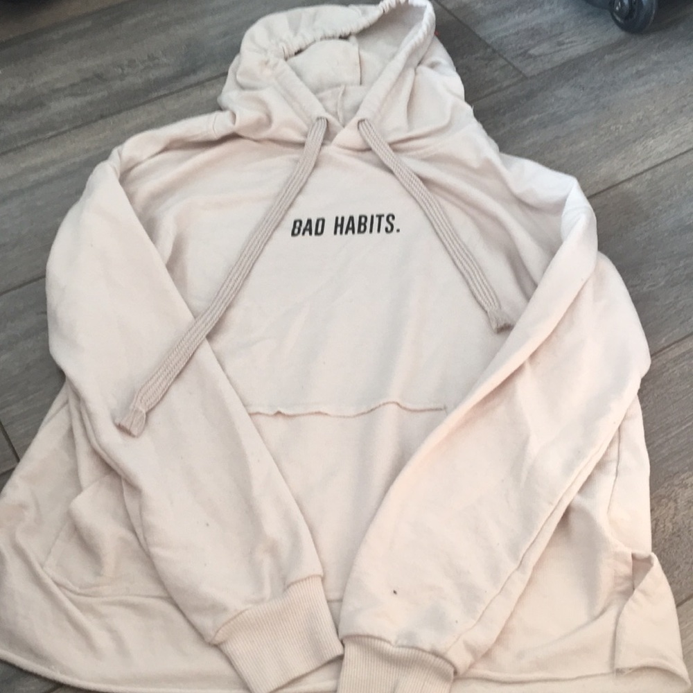 cream hoodie